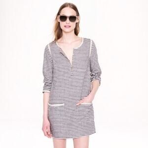 J.Crew Long Sleeve Stripe Pocket Tunic Dress XS